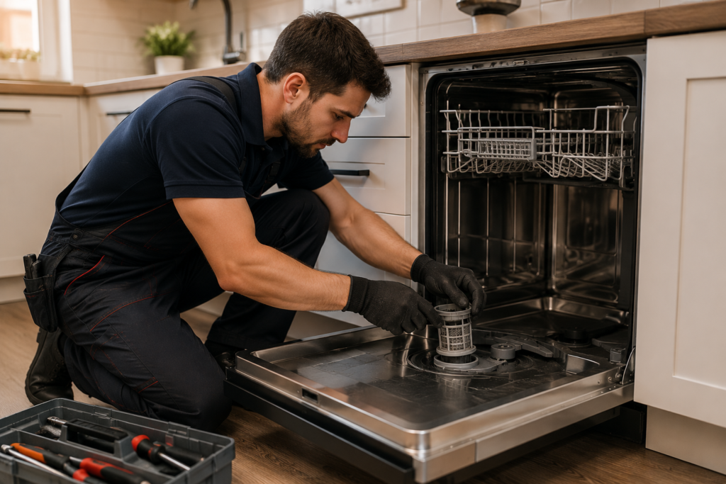 Dishwasher Not Draining? A Complete Troubleshooting Guide for Kitchener Homeowners.