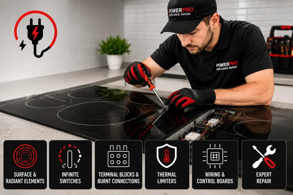 Professional Cooktop Repair Service